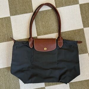 Navy Le Pliage Longchamp Tote